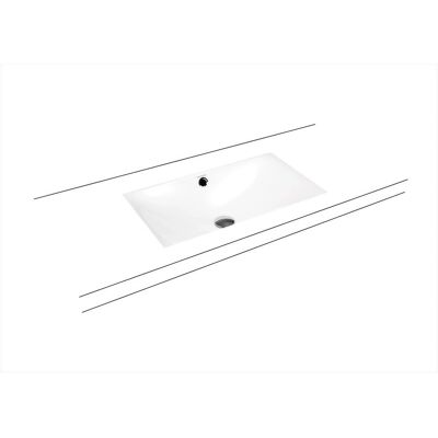 Lavabo Kaldewei Silenio - Moderno, Bianco, Con troppo pieno Lavabo Kaldewei Silenio - Moderno, Bianco, Con troppo pieno