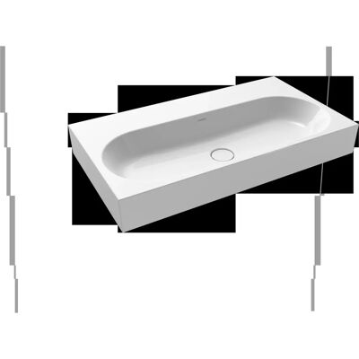 Kaldewei Lavabo a parete 3062 - Rettangolare, 900x500mm, 3 fori, Bianco Kaldewei Lavabo a parete 3062 - Rettangolare, 900x500mm, 3 fori, Bianco