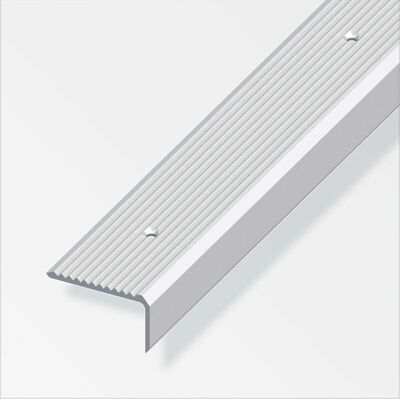 Tecnomat Modell 41x23mm Aluminiumprofil - Treppenprofil, Silber Tecnomat Modell 41x23mm Aluminiumprofil - Treppenprofil, Silber