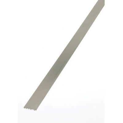 Barra Piatta in Alluminio Alfer 19,5x2mm Lunghezza 1m Naturale - 25808 Barra Piatta in Alluminio Alfer 19,5x2mm Lunghezza 1m Naturale - 25808
