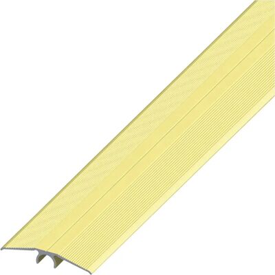 Tecnomat Bricoman Profilo Raccordo Alluminio Ottone 46mm 1m Tecnomat Bricoman Profilo Raccordo Alluminio Ottone 46mm 1m