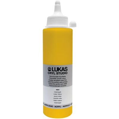 Lukas CRYL Studio Acrylic Paint - Indian Yellow 250ml Lukas CRYL Studio Acrylic Paint - Indian Yellow 250ml