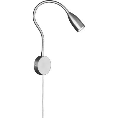 Fischer & Honsel Nickel LED Wandleuchte - Sten - Wandleuchte Fischer & Honsel Nickel LED Wandleuchte - Sten - Wandleuchte