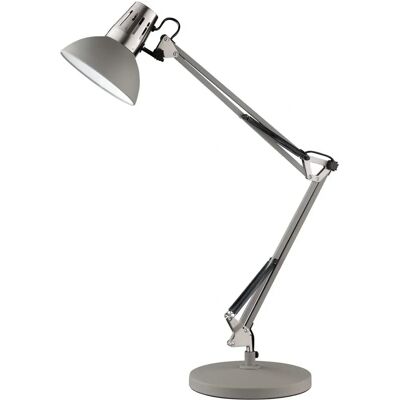 Fischer & Honsel Lampe de Table Grise Pit Fischer & Honsel Lampe de Table Grise Pit