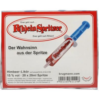 Krugmann RheinSpritzer Himbeerlikör - 15% Vol. 20x0,02L Krugmann RheinSpritzer Himbeerlikör - 15% Vol. 20x0,02L