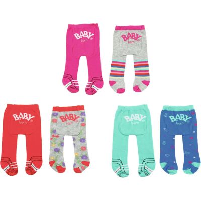 Zapf Baby Born Bunte Strumpfhosen-Set - Puppenkleidung Zapf Baby Born Bunte Strumpfhosen-Set - Puppenkleidung