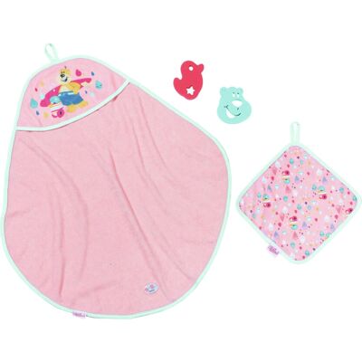 Ensemble de Serviette à Capuche BABY born - Accessoire pour Poupée - Publicité Ensemble de Serviette à Capuche BABY born - Accessoire pour Poupée - Publicité