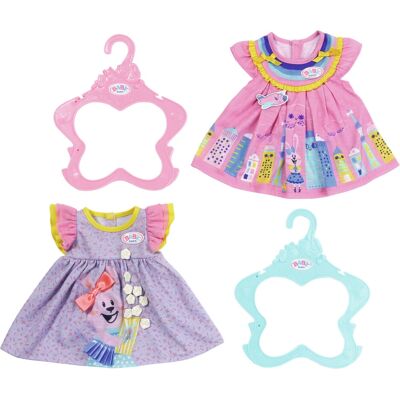 Vestito per bambola rosa/lilla Baby Born 43cm - Unisex Vestito per bambola rosa/lilla Baby Born 43cm - Unisex