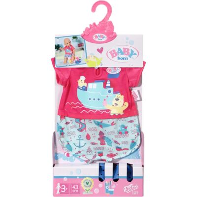 BABY born Bade-Pyjama & Clogs 43 cm (830628) BABY born Bade-Pyjama & Clogs 43 cm (830628)