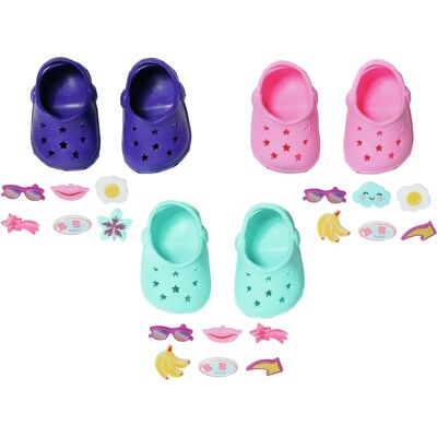 Boty pro panenku Baby born - Dekorativní špendlíkové boty pro 43cm panenku - Vhodné do písku, bláta a bazénu Boty pro panenku Baby born - Dekorativní špendlíkové boty pro 43cm panenku - Vhodné do písku, bláta a bazénu