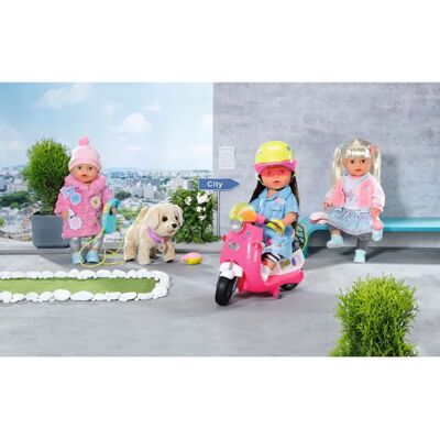 Set cappotto rosa Baby born - Abbigliamento bambole 43cm Set cappotto rosa Baby born - Abbigliamento bambole 43cm