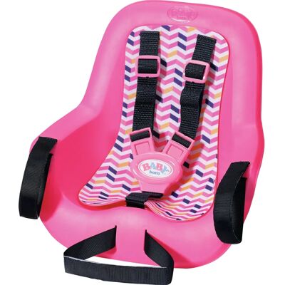 siège de vélo rose Baby born - Accessoire poupée siège de vélo rose Baby born - Accessoire poupée