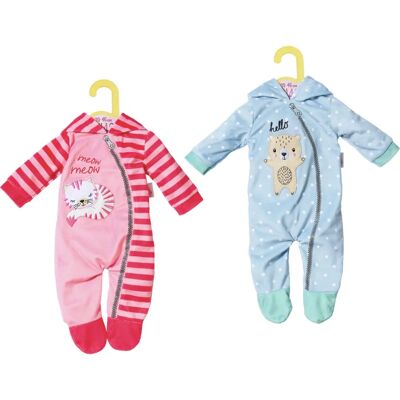 Dolly Moda Einteiler 2 assortiert 43cm Puppenpyjamas - Puppenpyjamas Dolly Moda Einteiler 2 assortiert 43cm Puppenpyjamas - Puppenpyjamas