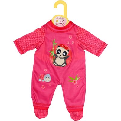 Zapf Creation Dolly Moda Panda Růžová Overálek - Panenka Oblečení Zapf Creation Dolly Moda Panda Růžová Overálek - Panenka Oblečení