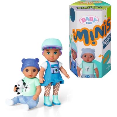 Zapf Creation BABY born Minis - Doppelpack Tom&Becky hellblau-kombi - Doll Set Zapf Creation BABY born Minis - Doppelpack Tom&Becky hellblau-kombi - Doll Set