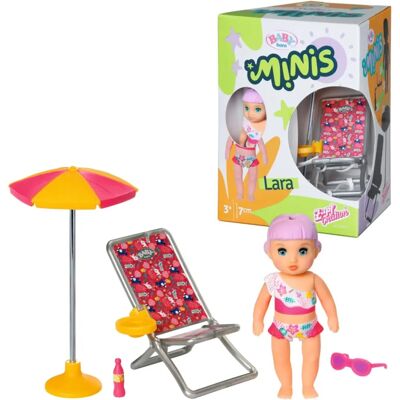 Zapf Creation BABY born Minis-Set mit Liegestuhl, Sonnenschirm und Puppe Zapf Creation BABY born Minis-Set mit Liegestuhl, Sonnenschirm und Puppe