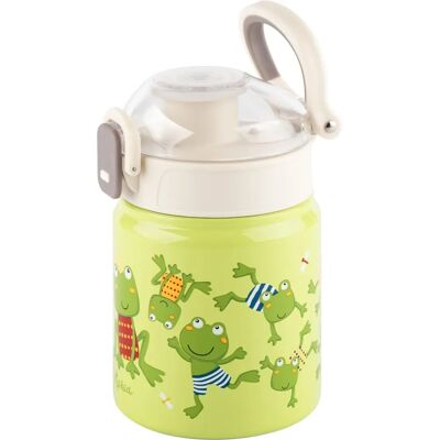 Sigikid 25320 - Trinkflasche Frosch Edelstahl Kinder Mehrfarbig Sigikid 25320 - Trinkflasche Frosch Edelstahl Kinder Mehrfarbig