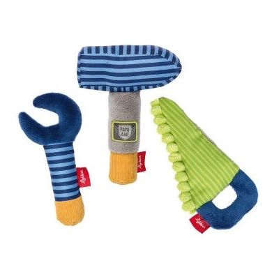 sigikid Papà & Io - Giocattolo da presa, multicolore, set da 3 sigikid Papà & Io - Giocattolo da presa, multicolore, set da 3