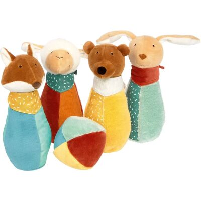 sigikid Baby Bowling Set - Baby Bowling with Animal Figures sigikid Baby Bowling Set - Baby Bowling with Animal Figures