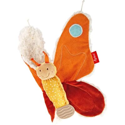 Sigikid 43333 - Baby Rassel Schmetterling Orange - Babyspielzeug Sigikid 43333 - Baby Rassel Schmetterling Orange - Babyspielzeug
