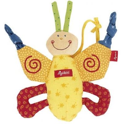 Sigikid 49289 Borboleta de pelúcia ativa - Brinquedo Sigikid 49289 Borboleta de pelúcia ativa - Brinquedo