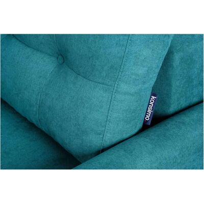 KONSIMO Visna Einzelsofa - Blau/Türkis - Mit Schlaf- & Bettkastenfunktion KONSIMO Visna Einzelsofa - Blau/Türkis - Mit Schlaf- & Bettkastenfunktion