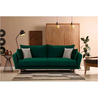 KONSIMO Belmos Einzelsofa - Grün - 228cm breit - Sofas KONSIMO Belmos Einzelsofa - Grün - 228cm breit - Sofas