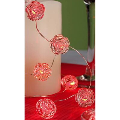 Hellum 300192 - Rosa - 190 cm - Batterie LED Girlande - Dekorative Beleuchtung Hellum 300192 - Rosa - 190 cm - Batterie LED Girlande - Dekorative Beleuchtung