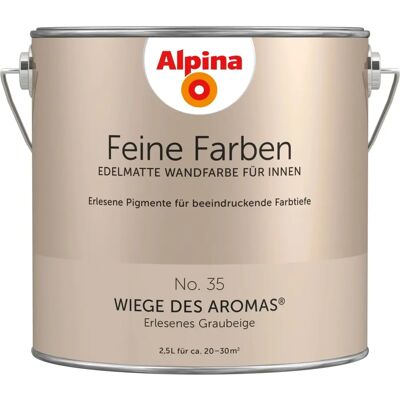 Alpina Marke Modell - Edelmatte Wandfarbe - 32 Töne - 2,5L Alpina Marke Modell - Edelmatte Wandfarbe - 32 Töne - 2,5L
