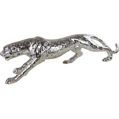 Gilde Ghepardo Argento - Decorazione - 80cm - Figura Animale Gilde Ghepardo Argento - Decorazione - 80cm - Figura Animale