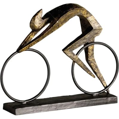 GILDE Racer Dekofigur - Motivationsskulptur, 37x29x18 cm - Deko Figur GILDE Racer Dekofigur - Motivationsskulptur, 37x29x18 cm - Deko Figur