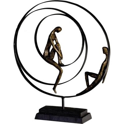 GILDE Patience Skulptur - Bronzefigur für moderne Dekoration GILDE Patience Skulptur - Bronzefigur für moderne Dekoration