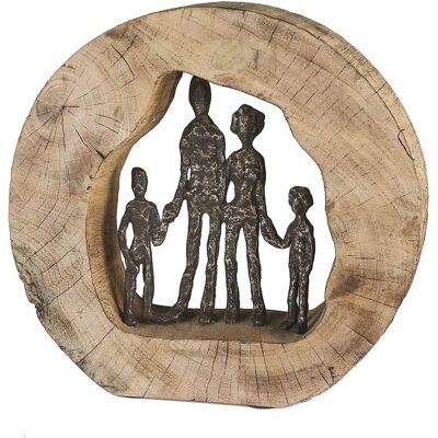 GILDE Familien Bronzefigur - 30x28x7 cm Dekoration GILDE Familien Bronzefigur - 30x28x7 cm Dekoration