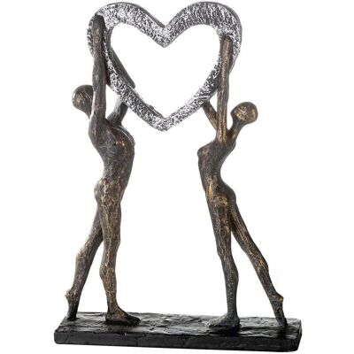 Gilde Victory Bronze Figur - Love Symbol Decor - 37cm Gilde Victory Bronze Figur - Love Symbol Decor - 37cm