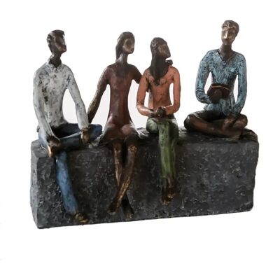 Gilde Casablanca Bronze Network Skulptur - Dekorative Figur Gilde Casablanca Bronze Network Skulptur - Dekorative Figur