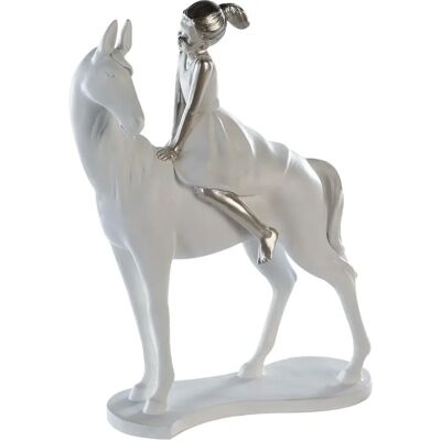 Casablanca Girl on Horse Resin Sculpture - Decor Figurine Casablanca Girl on Horse Resin Sculpture - Decor Figurine