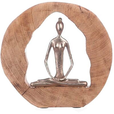 Scultura decorativa GILDE Health Argento/Naturale - Oggetto decorativo Scultura decorativa GILDE Health Argento/Naturale - Oggetto decorativo