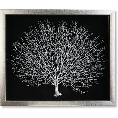 GILDE Casablanca Wandkunst - Silberbaum 60x50cm GILDE Casablanca Wandkunst - Silberbaum 60x50cm