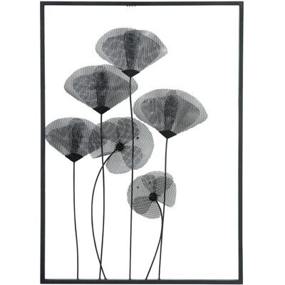 GILDE Casablanca Mohn Rilievo da Parete - Decorazione Murale - 70x50 cm GILDE Casablanca Mohn Rilievo da Parete - Decorazione Murale - 70x50 cm
