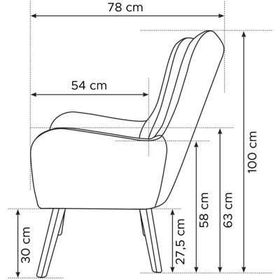 KONSIMO Gadi Pink Sessel - Einzelsessel KONSIMO Gadi Pink Sessel - Einzelsessel