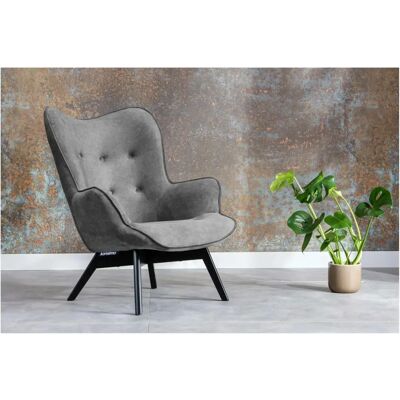 KONSIMO Glori Grau Sessel - Einzelsessel KONSIMO Glori Grau Sessel - Einzelsessel