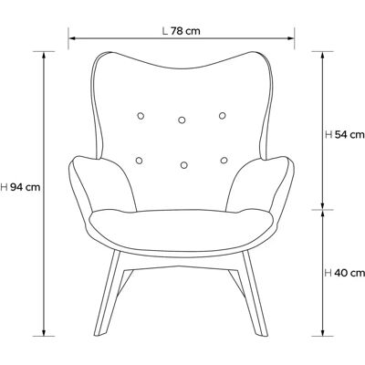 KONSIMO Glori Grün Armchair - Armchair KONSIMO Glori Grün Armchair - Armchair