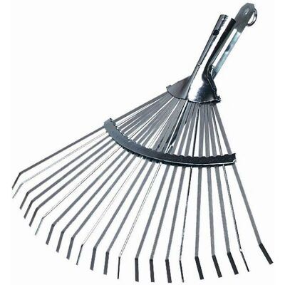SIENA GARDEN Kombi-Fächerbesen verstellbar - Zink - Garden Rake SIENA GARDEN Kombi-Fächerbesen verstellbar - Zink - Garden Rake