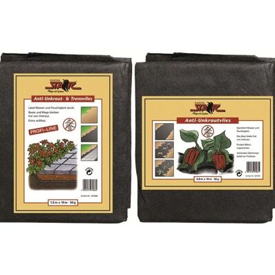SIENA GARDEN Gartenvlies - 1,5x10m Fleece Schwarz SIENA GARDEN Gartenvlies - 1,5x10m Fleece Schwarz