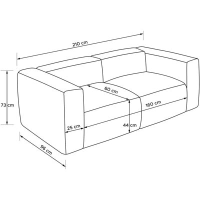 KONSIMO Buffo Sofa - 73cm Höhe - Sofas > Einzelsofas KONSIMO Buffo Sofa - 73cm Höhe - Sofas > Einzelsofas