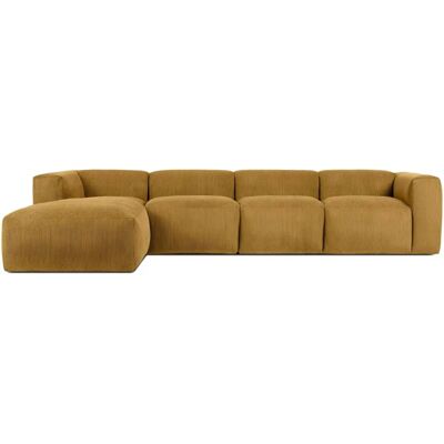 KONSIMO - Ecksofa Links 6 Sitzer - Gelb - 180x73x377cm - Sofa KONSIMO - Ecksofa Links 6 Sitzer - Gelb - 180x73x377cm - Sofa