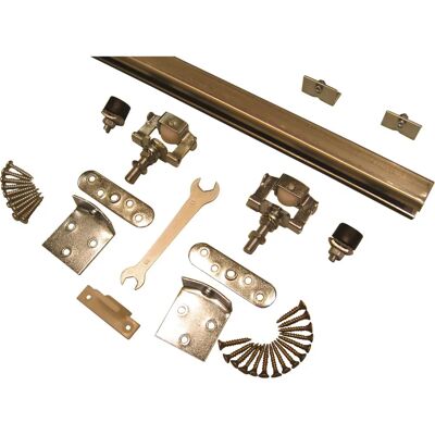 HBS Ensemble de accessoires pour porte coulissante - 185cm, 40kg, Kit complet - Publicité HBS Ensemble de accessoires pour porte coulissante - 185cm, 40kg, Kit complet - Publicité
