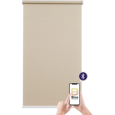 SUNLINES Mosaik Elektrisches Rollo - Bluetooth, 180cm, Beige SUNLINES Mosaik Elektrisches Rollo - Bluetooth, 180cm, Beige