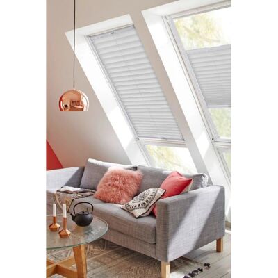 SUNLINES StartUp Style Crepe Weiß Dachfensterplissee SUNLINES StartUp Style Crepe Weiß Dachfensterplissee