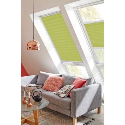 SUNLINES Young Style Crush - Dachfensterplissee - Limette - Polyester SUNLINES Young Style Crush - Dachfensterplissee - Limette - Polyester